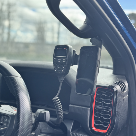 Ford Raptor RA 2022+ Phone & UHF Hand Piece Holder 4003-PH-D