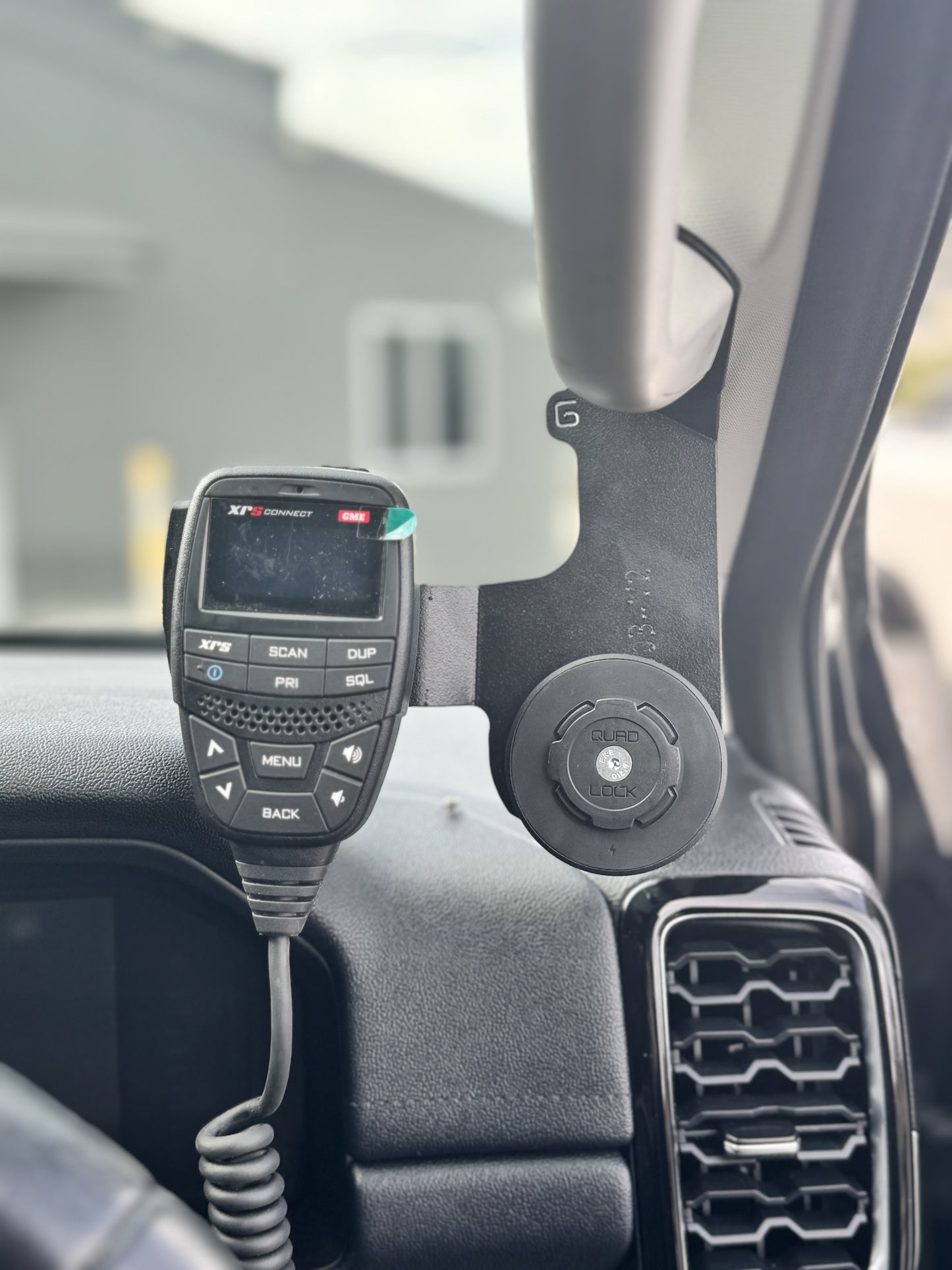 Ford Raptor RA 2022+ Phone & UHF Hand Piece Holder 4003-PH-D