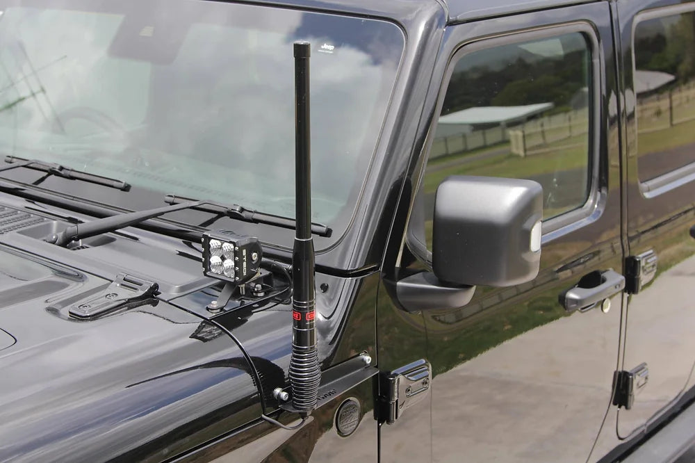 Jeep Wrangler Bonnet LED Brackets LB-074 (Pair)